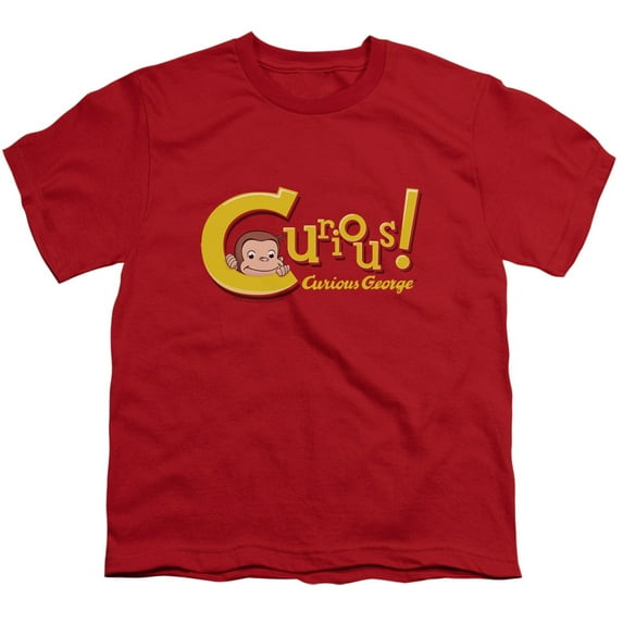 Curious George - Curious - Youth Short Sleeve Shirt - X-Large