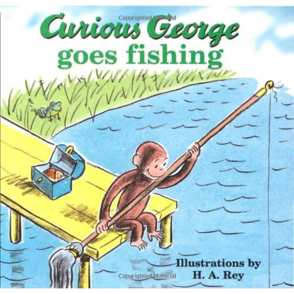 Pre-Owned Curious George Goes Fishing (Hardcover) 0618120718 9780618120710