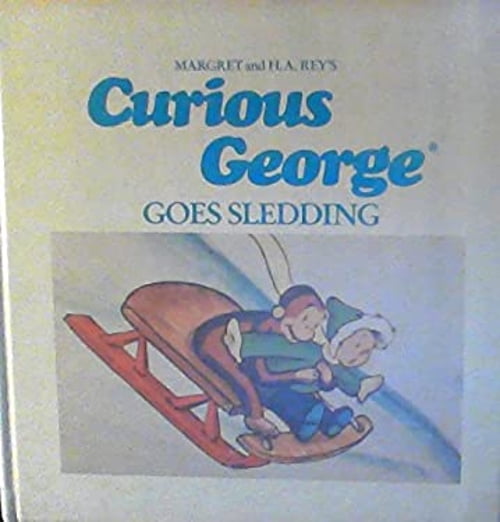 Pre-Owned Curious George Goes Sledding (Hardcover) 0395366372 ...