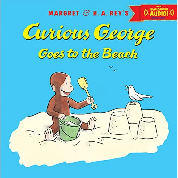 Pre-Owned Curious George Goes to the Beach (Paperback) 9780544250017