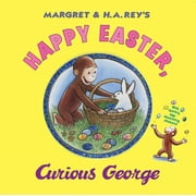 Curious George: Happy Easter, Curious George: Gift Book with Egg-Decorating Stickers!: An Easter and Springtime Book for Kids (Other)