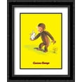 thumbnail image 1 of Curious George Holds a Bunny 2x Matted 20x24 Black Ornate Framed Art Print by H. A. Rey, 1 of 2