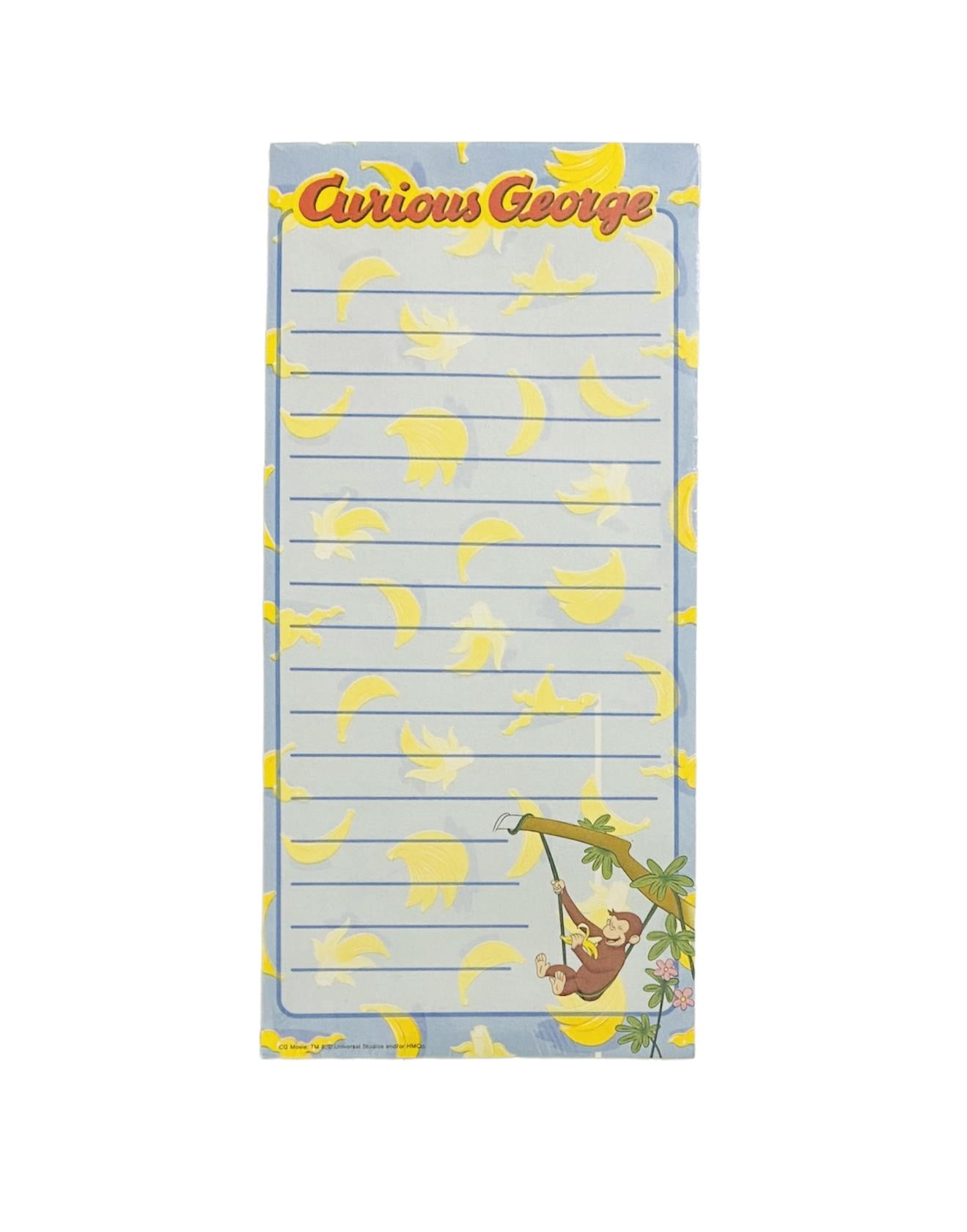 Curious George List Pad 60 Pages - 1 Design - Walmart.com