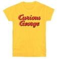 thumbnail image 1 of Curious George Logo S/S Women's T-Shirt Yellow Yellow, 1 of 1