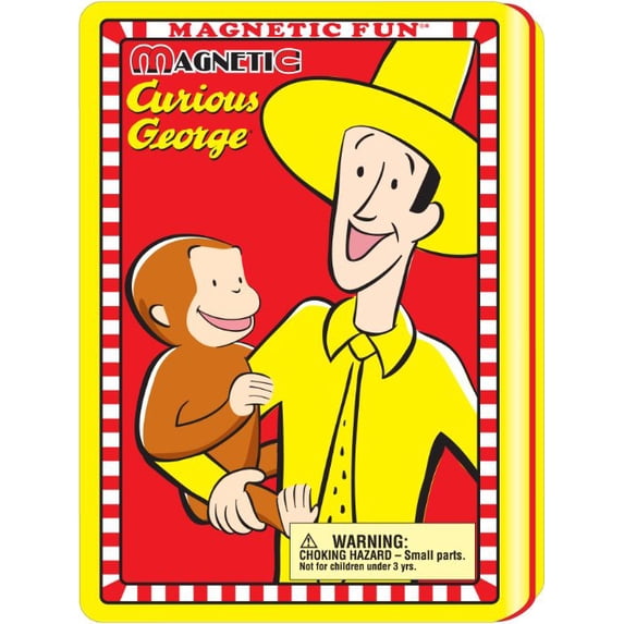 Curious George Magnetic Tin Play Set