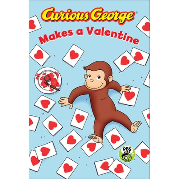 Pre-Owned Curious George Makes a Valentine (Cgtv Reader) (Hardcover) 1328695573 9781328695574
