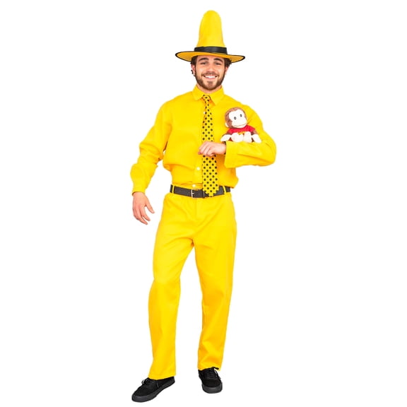 Curious George Man In The Yellow Hat DELUXE Costume Set
