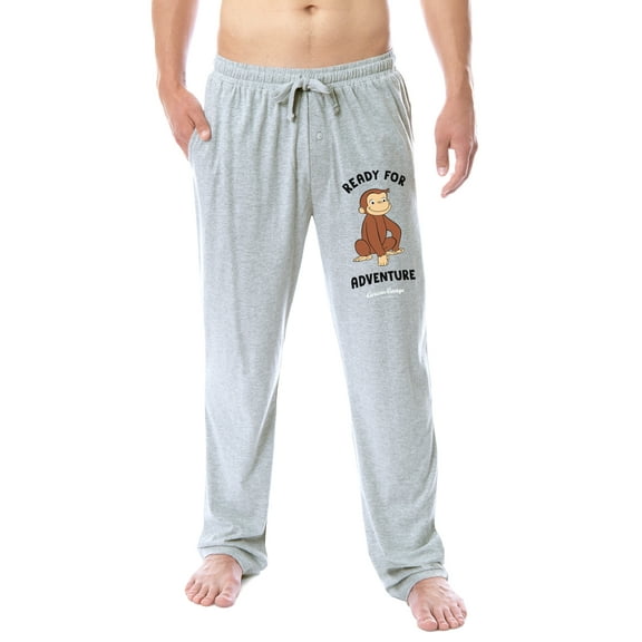 Curious George Mens' Character Ready For Adventure Sleep Pajama Pants