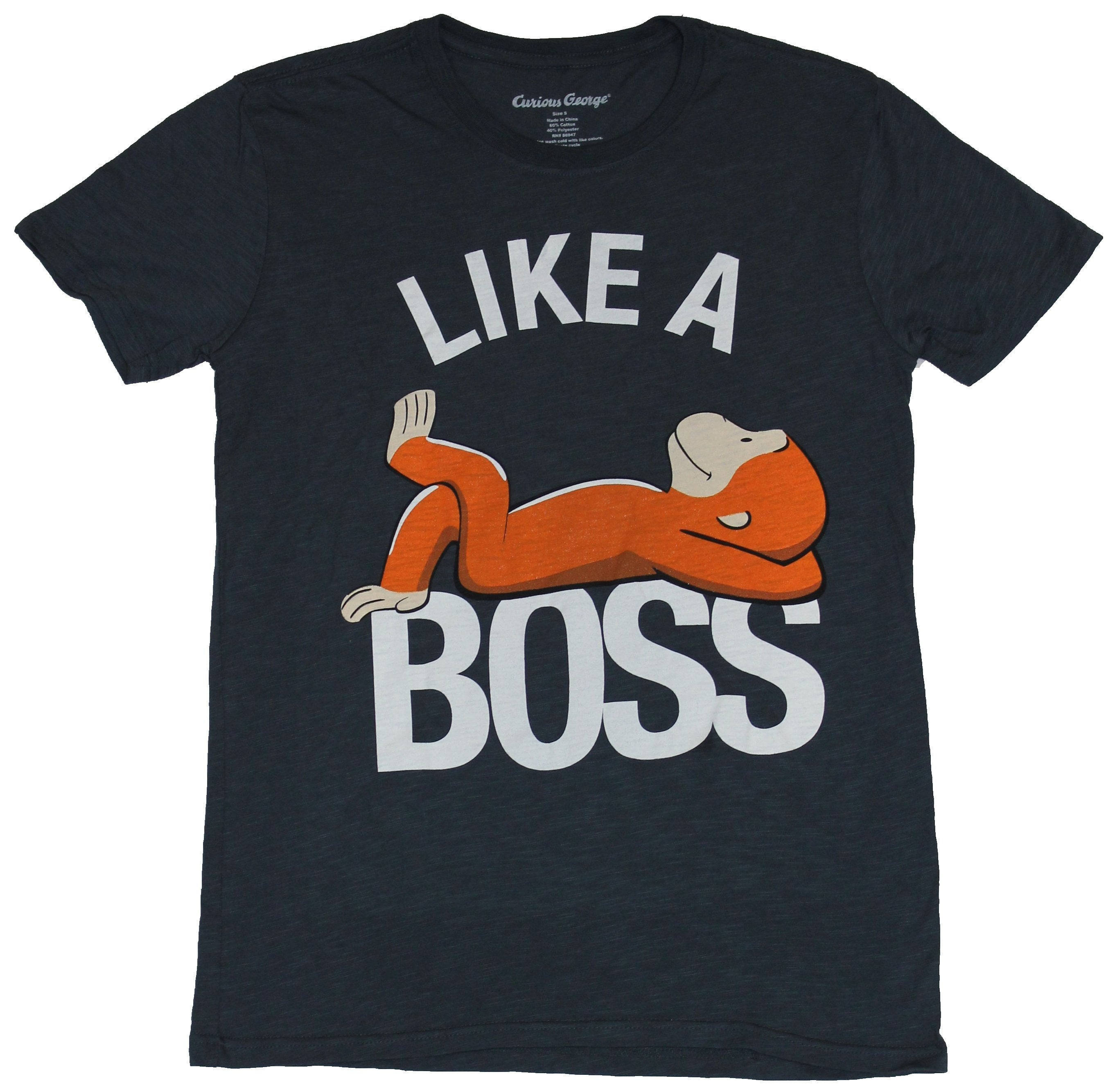 curious george mens shirt