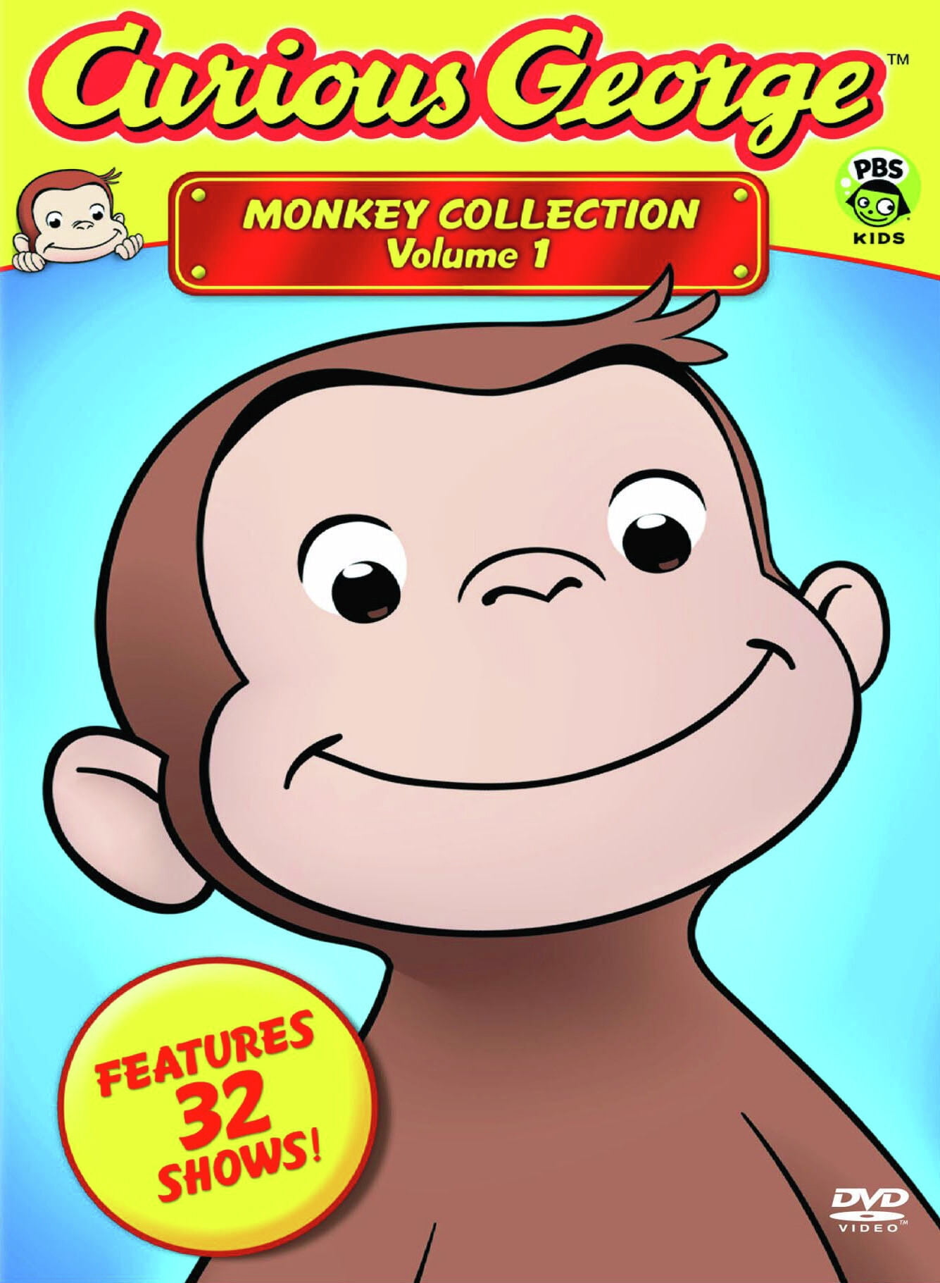Curious George: Monkey Collection - Volume 1 [DVD] - Walmart.com