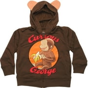 Curious George Toddler Boys Character Hoodie - Sizes 2T-4T