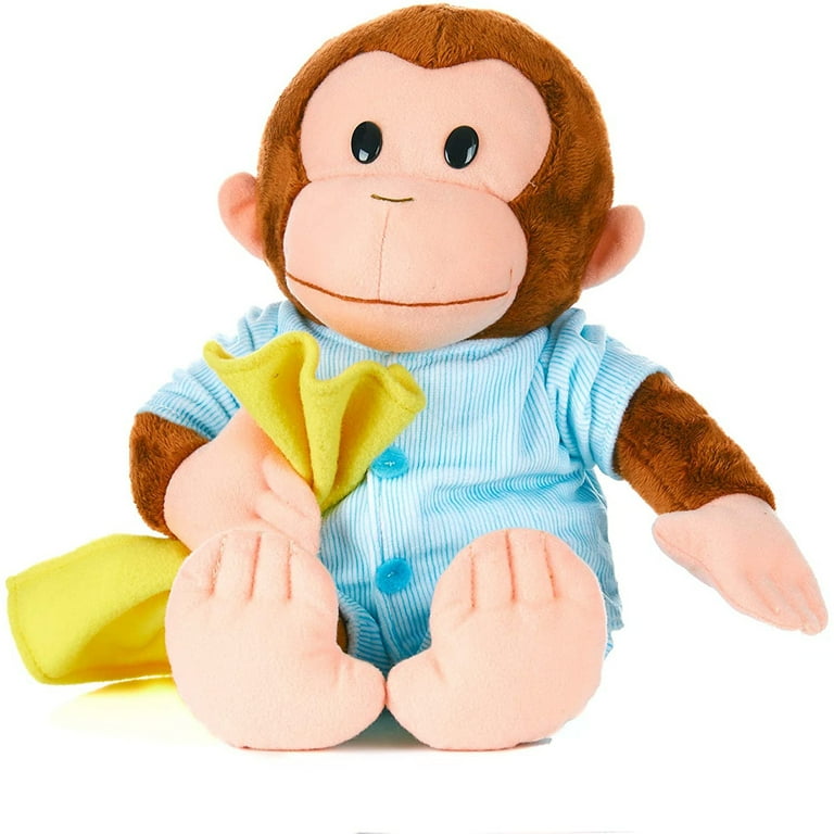 Curious George Pajamas 12 Inch Plush Figure Walmart