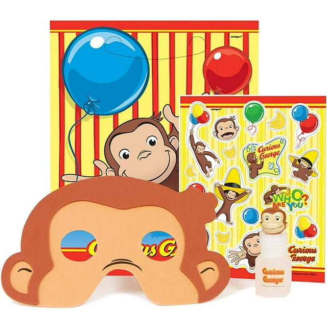 Curious George Party Favors
 Curious George Party Favors Kit for 4 Walmart