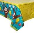 thumbnail image 1 of Curious George Plastic Party Tablecloth, 84 x 54in, 1 of 2