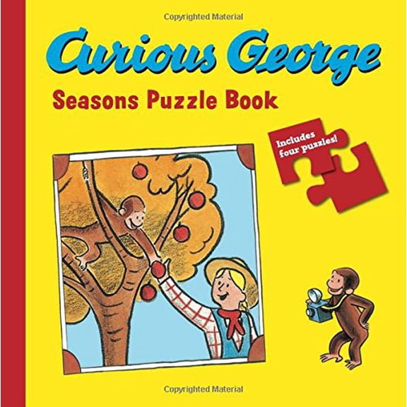 Pre-Owned Curious George Seasons Puzzle Book (Board book) 0547391420 9780547391427