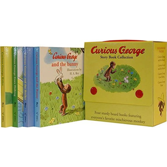 Pre-Owned Curious George Story Book Collection Boxed Set (Board Books ...