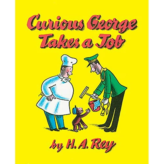 Pre-Owned Curious George Takes a Job (Paperback) 0395186498