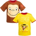 thumbnail image 1 of Curious George Toddler Boys 2 Pack T-Shirts Toddler to Little Kid, 1 of 5