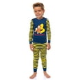 thumbnail image 1 of Curious George Toddler Boys' Tight Fit Striped Sleep Pajama Set Long Sleeves, 1 of 7