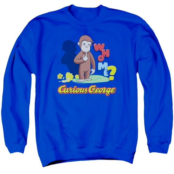 Curious George - Who Me - Crewneck Sweatshirt - Medium