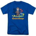 thumbnail image 1 of Curious George Men's Who Me T-shirt Small Royal, 1 of 2