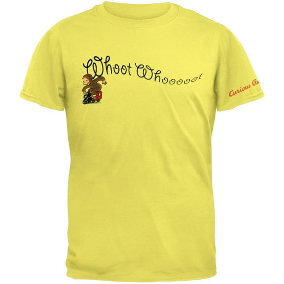 Curious George - Whoot Youth T-Shirt - Youth Large