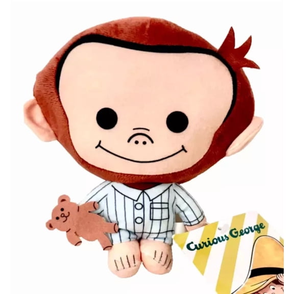 Curious George in Pajamas Plush Toy 7 inch
