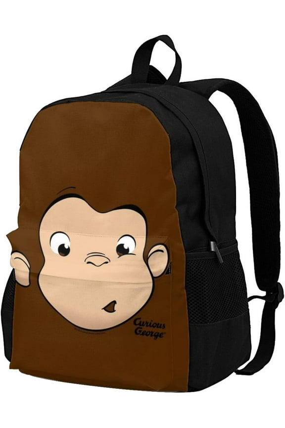 Curious George large-capacity backpack Fashionable travel notebook backpack