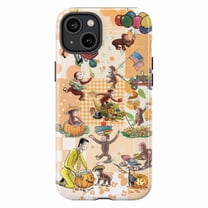 Iphone Variant Chart Adventure Curious Monkey Phone Case, Cute Safari Theme with Bananas ...