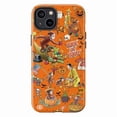thumbnail image 1 of Curious Monkey Halloween Phone Case, Classic Bold Orange Trick or Treat iPhone Cover, Festive Cartoon Fall Protective Case for iPhone 16 15 14 13 12 11 Plus Pro Max Mini, 1 of 6
