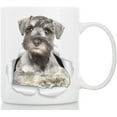 thumbnail image 1 of Curious Schnauzer Mug - Ceramic Gray Schnauzer Coffee Mug - Perfect Schnauzer Gifts - Funny Cute Schnauzer Coffee Mug for Dog Lovers and Owners (11oz), 1 of 7