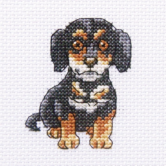 RTO 14 Count Curious Sherlock Counted Cross Stitch Kit, 3.5 x 3.5