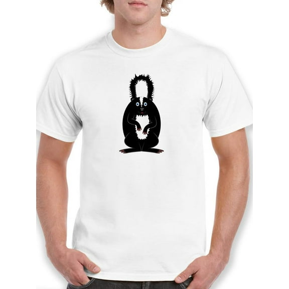 Curious Skunk T-Shirt Men -Image by Shutterstock, Male Small