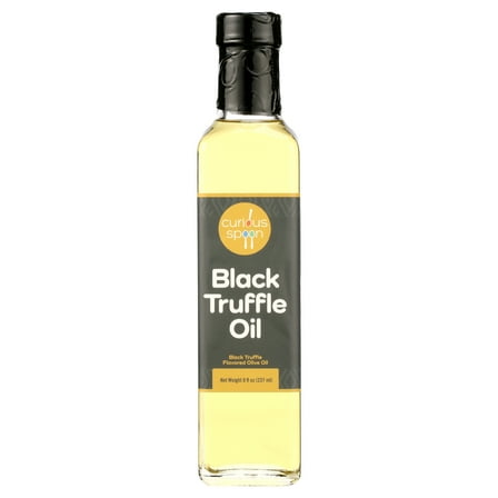 Curious Spoon Black Truffle Oil, 8oz - Glass