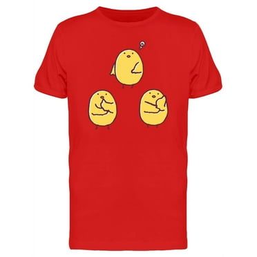 Curious Thinker Chicken Poses T-Shirt Men -Image by Shutterstock, Male Small