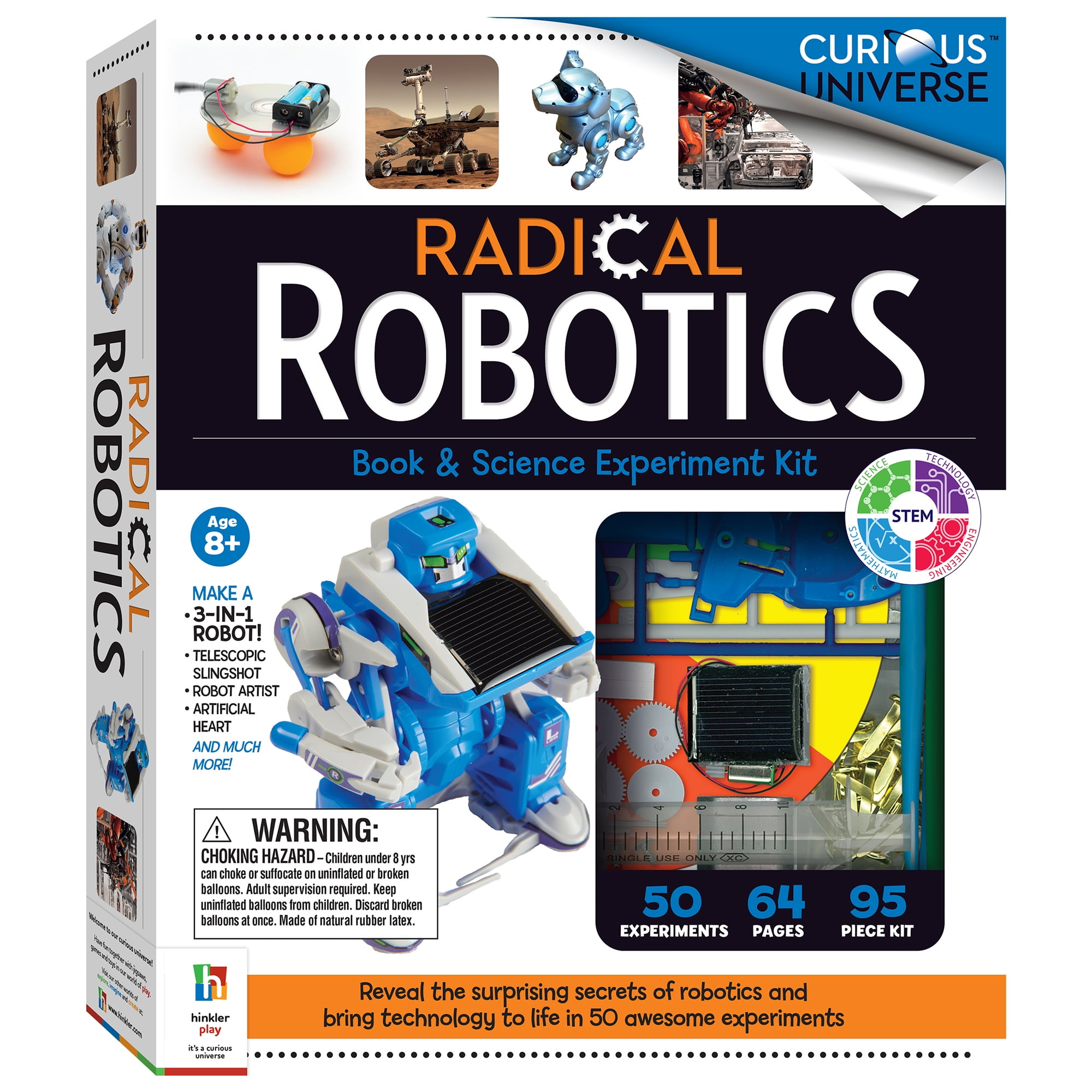 Curious Universe Radical Robotics Science Kit 50 Science