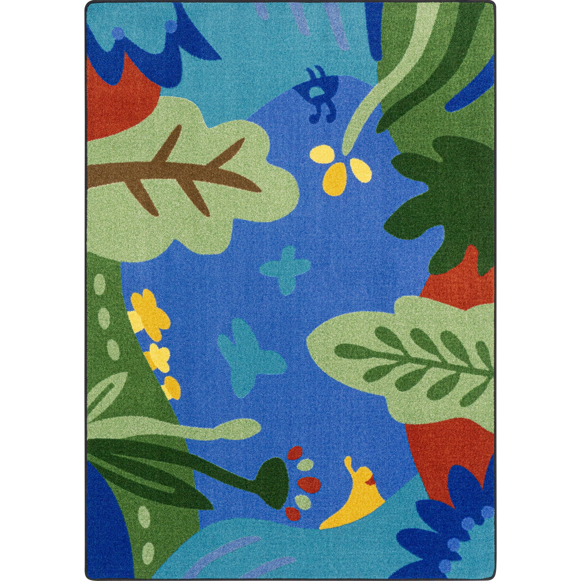Joy Carpets Curious World 10'9" x 13'2" Indoor Area Rug in Color Multi