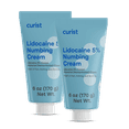 thumbnail image 1 of Curist Lidocaine 5% Cream - 12 oz (2 Pack) | Pain Relief Numbing Cream 5% Lidocaine for Hemorroids, 1 of 15