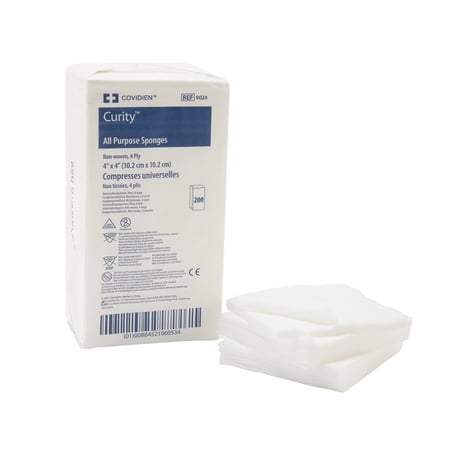 Curity 4-Ply Non-woven Gauze Sponge NonSterile 4 x 4" 1 Bag(s), 200 per Bag