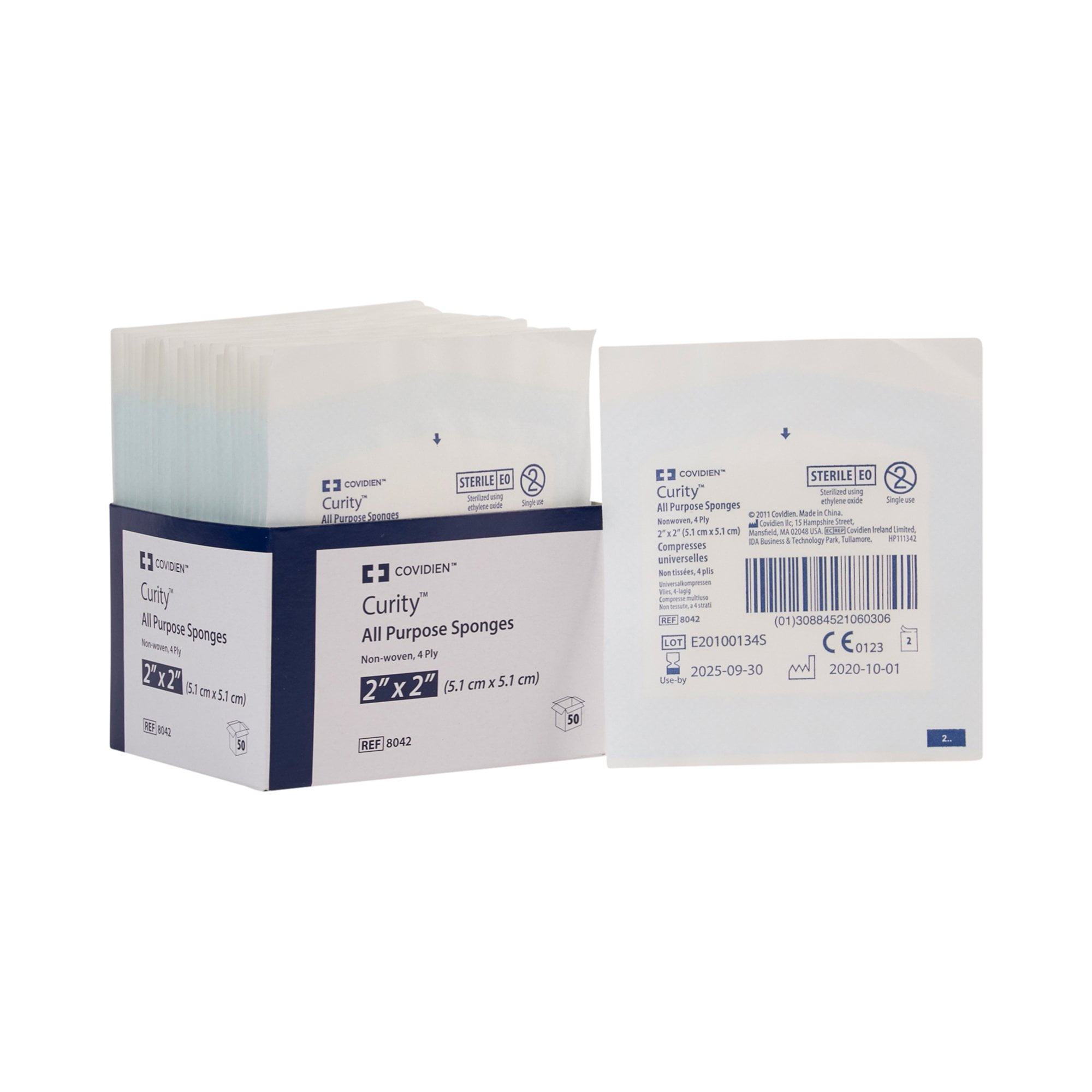 Curity 4-Ply Non-woven Gauze Sponge Sterile 2 x 2" 1500 Pack(s), 2  per Pack