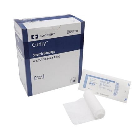 Curity Conforming Bandage - 4 X 75 Inch Roll, 1-Ply, Cotton/Polyester, 96 Count