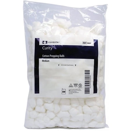 Curity Cotton Balls - 100% Cotton, Medium, White, 4000 Count