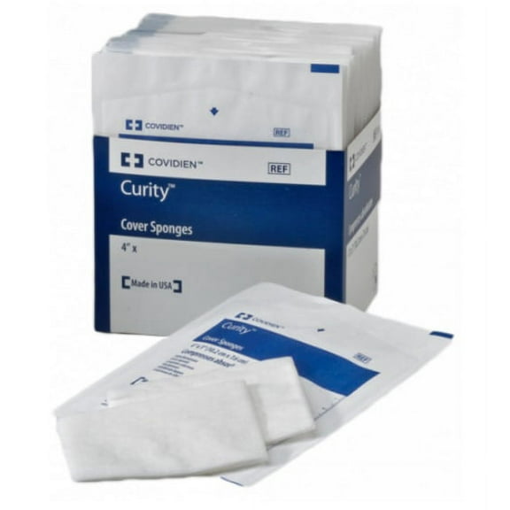 Curity Cover Sponge 1792 Pack of 100, White