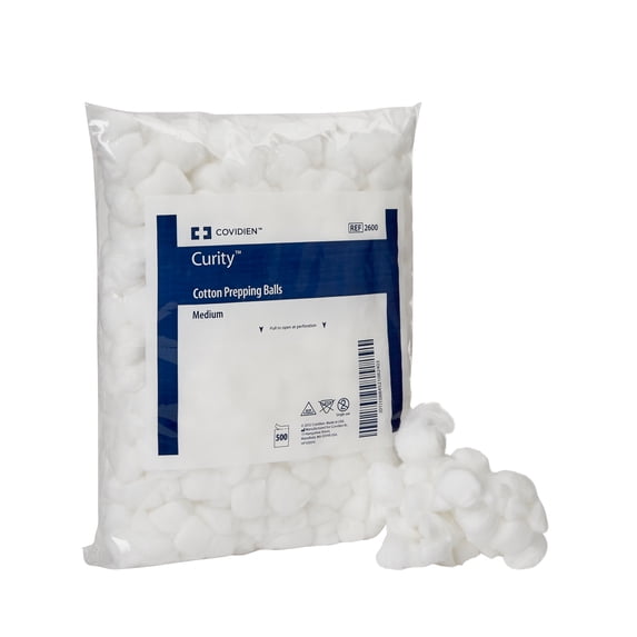Curity NonSterile Medium Cotton Balls 2600 4000 per Case