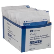 Curity Nonwoven Fluff Wet Proof Abdominal Pad, 7 1/2 X 8 Inch, 18 Count