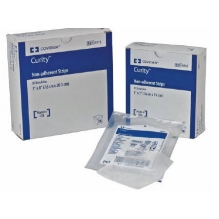 Curity Oil Emulsion Impregnated Dressing 3 X 16 Inch Mesh / Knitted Fabric Blend Sterile, 6114- - BOX OF 36