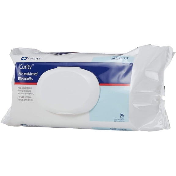 Curity Alcohol-Free All-Over Baby Wipes Case of 8 Packs, Scented, 8 Pack, 768 Total Wipes