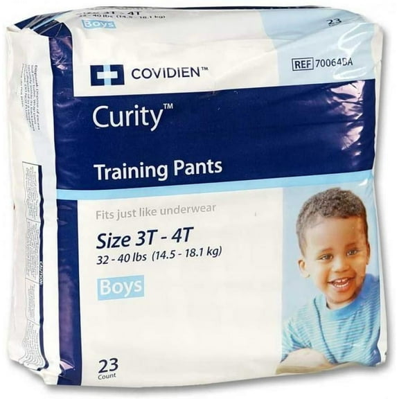 Curity Training Pants, Heavy Absorbency, 3T to 4T (32 to 40 Pounds), 23 Count