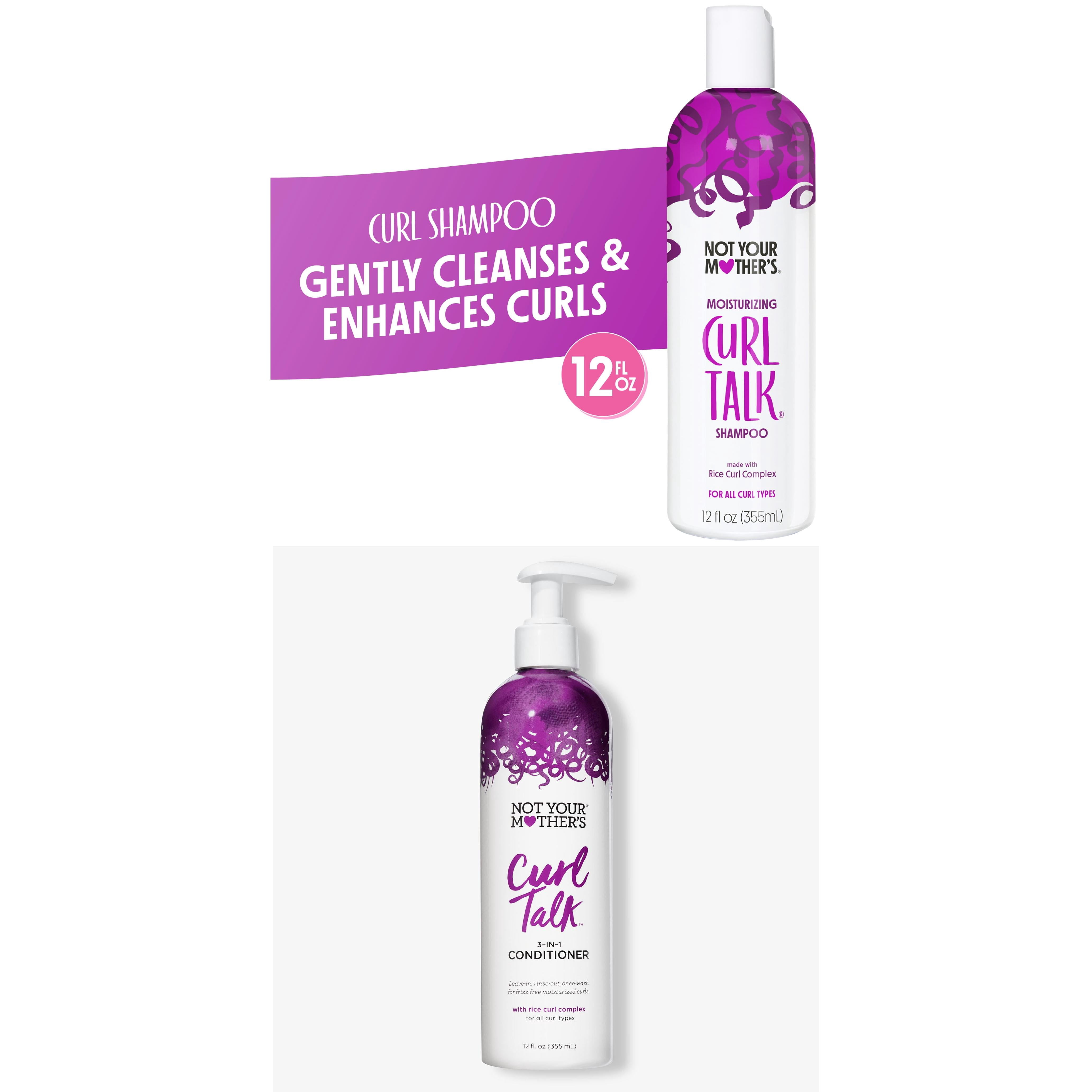 Not Your Mother's Curl Talk Defining Cream and Frizz Control Sculpting Gel Set, 6 fl oz, 2 Pack