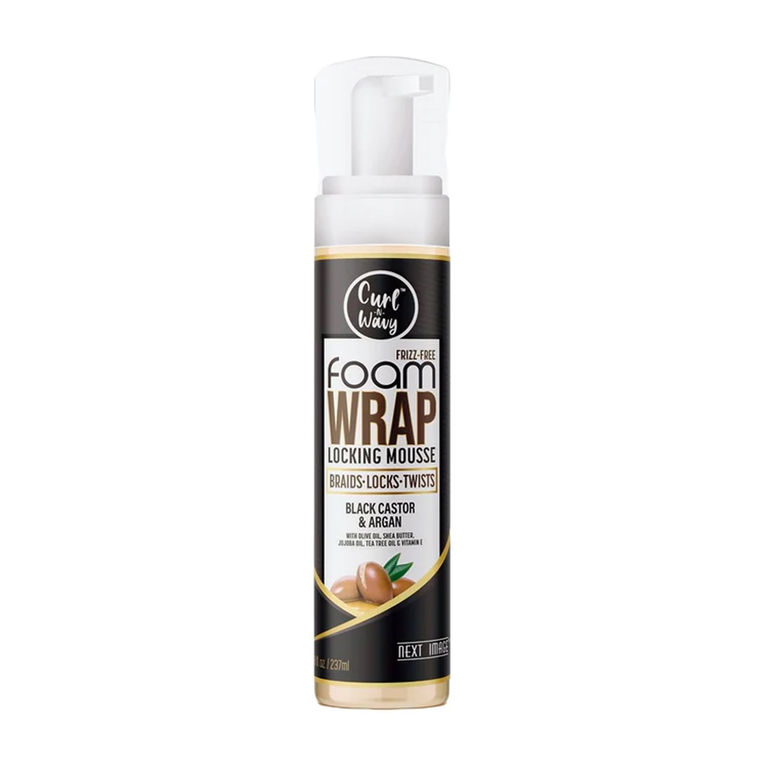 NEXT IMAGE Curl & Wavy Foam Wrap Locking Mousse (8oz) NEXT IMAGE Curl & Wavy Foam Wrap Locking Mousse (8oz)